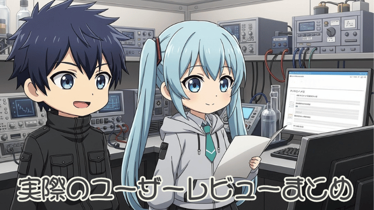 実際のユーザーレビューまとめ