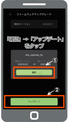 アップグレード実施