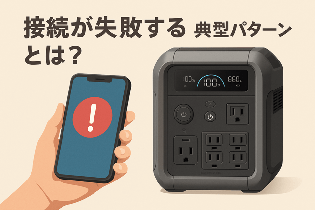 接続が失敗する典型パターンとは？
