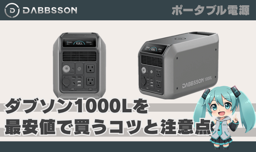ダブソン 1000Lを最安値で買うコツと注意点