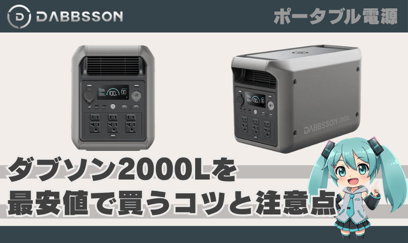 ダブソン 2000Lを最安値で買うコツと注意点