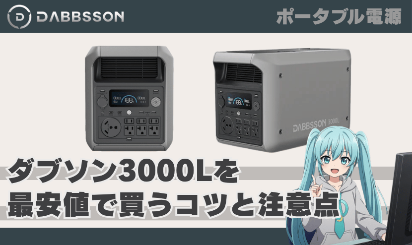 ダブソン 3000Lを最安値で買うコツと注意点