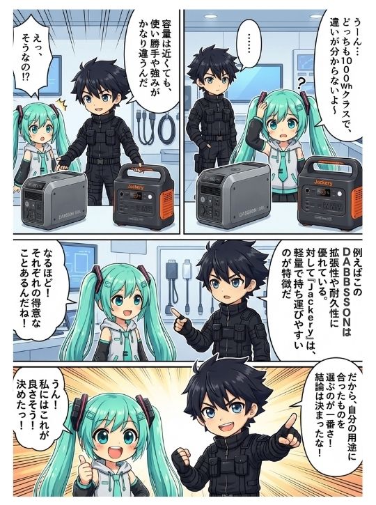 ダブソン1000Lとジャクリ 1000 New、どっちを選ぶ？