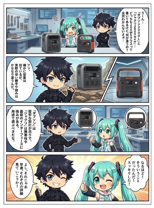 ダブソン2000Lとジャクリ 2000 New、どっちを選ぶ？