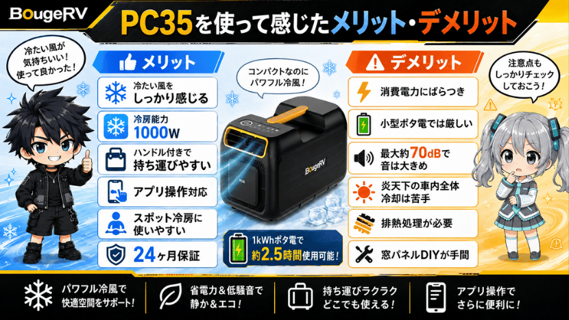 PC35を使って感じたメリット・デメリット